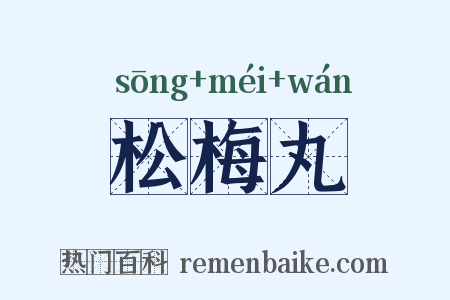 松梅丸是什么意思的图片